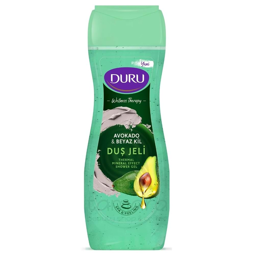 Duru Wellness Therapy Avakado & Beyaz Kil Duş Jeli 450ml.