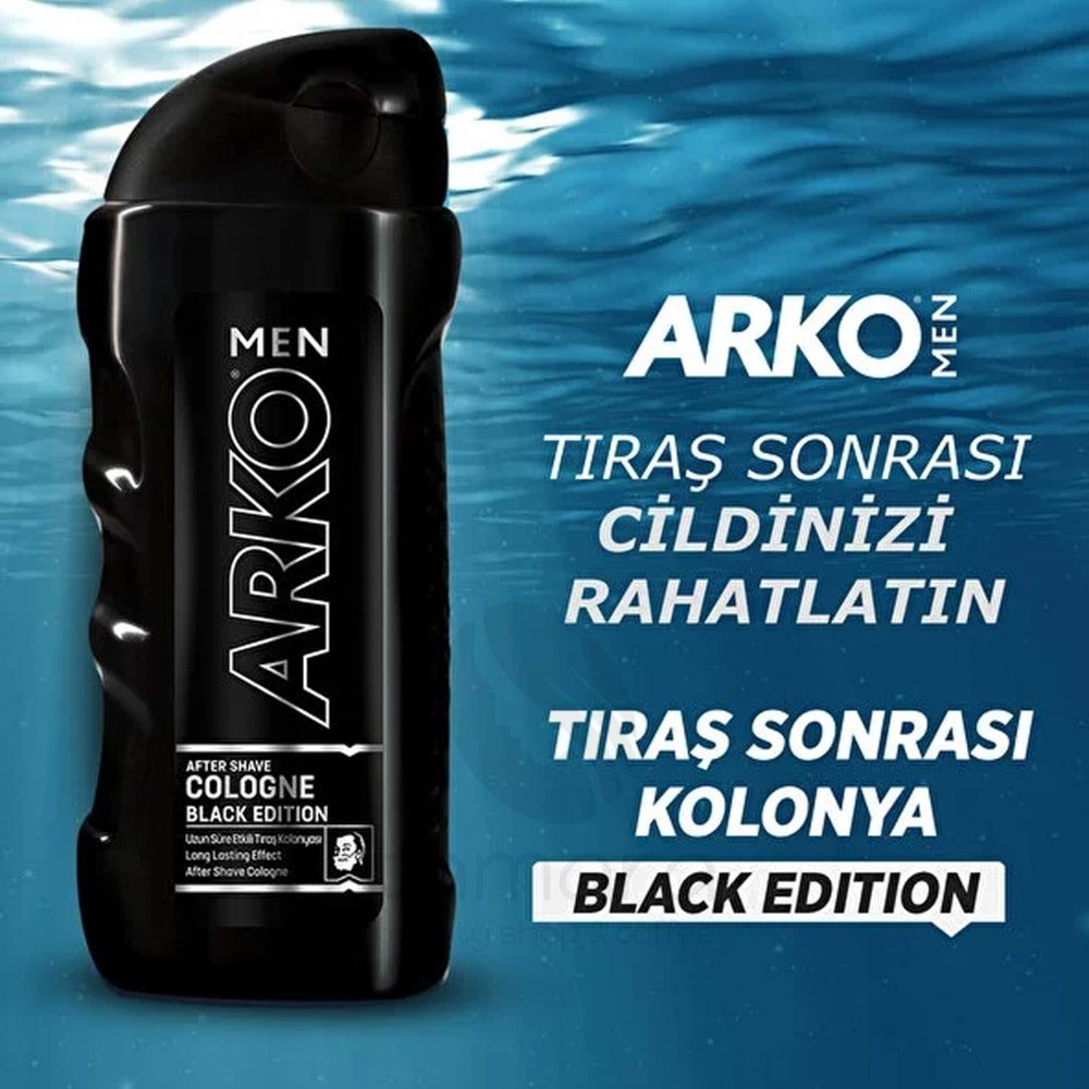 Arko Men Black Edition Tıraş Kolonyası 200 ml