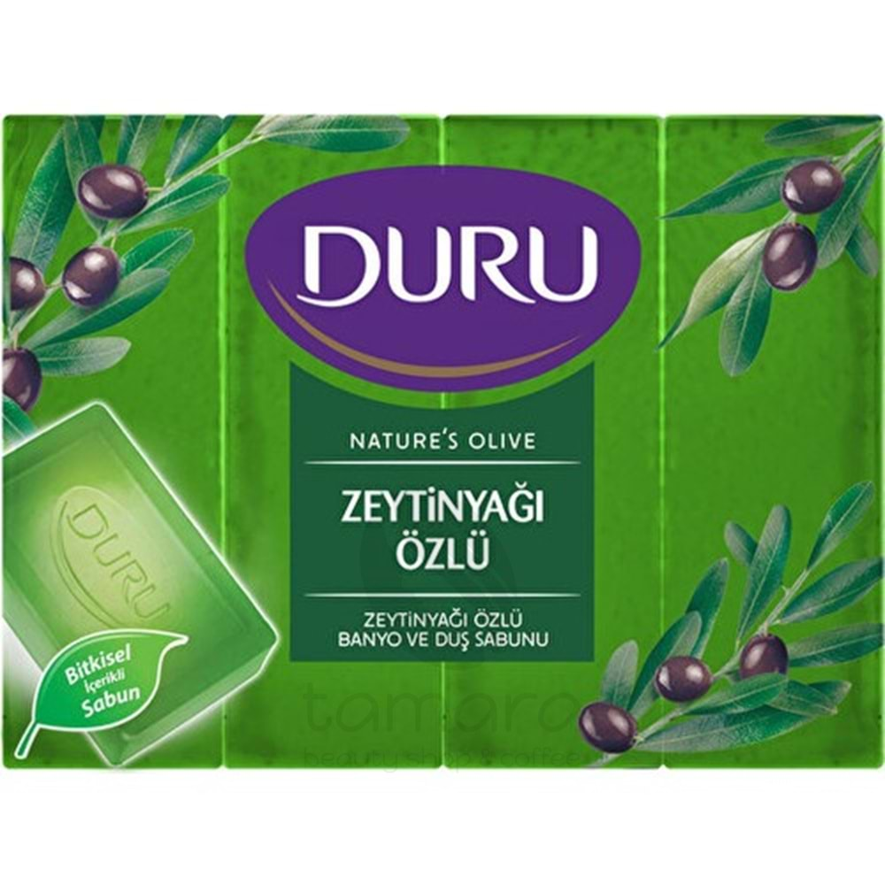 Duru Natural Olive Zeytinyağlı 4 Adet Banyo Sabunu 600Gr