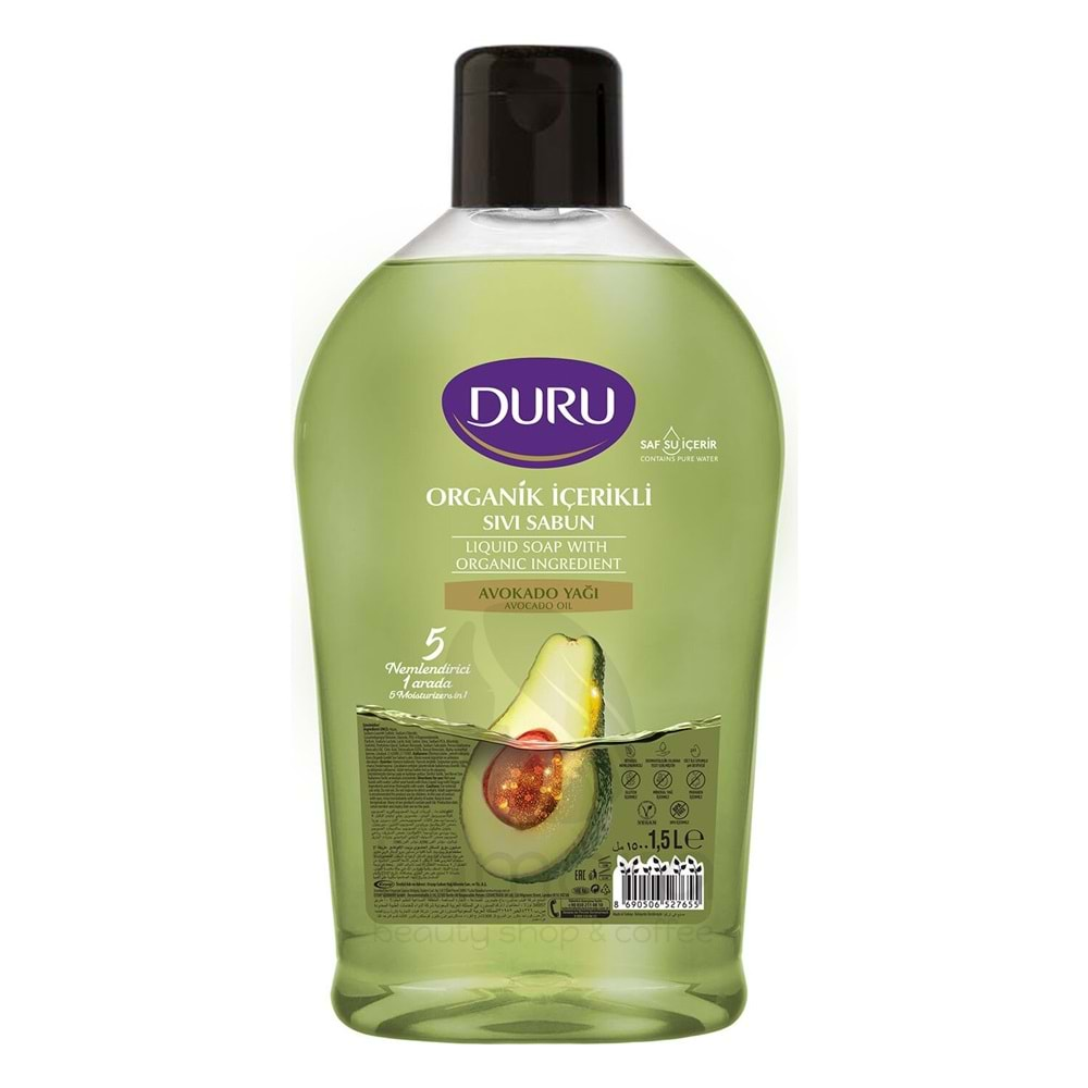 Duru Organik İçerikli Avokado Sıvı Sabun 1,5Lt