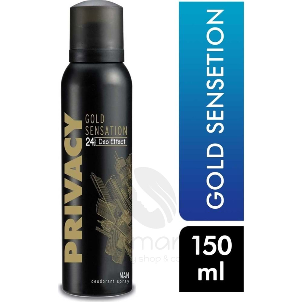 Privacy Erkek Deodorant Sprey 150 ml Gold Sensation