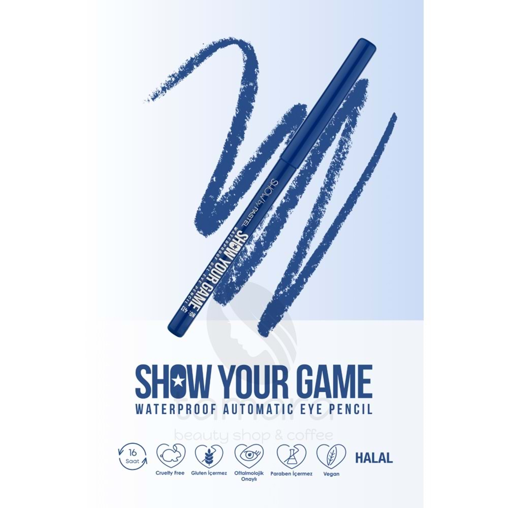 Show By Pastel Show Your Game Waterproof Gel Eye Pencil - Suya Dayanıklı Jel Göz Kalemi 413