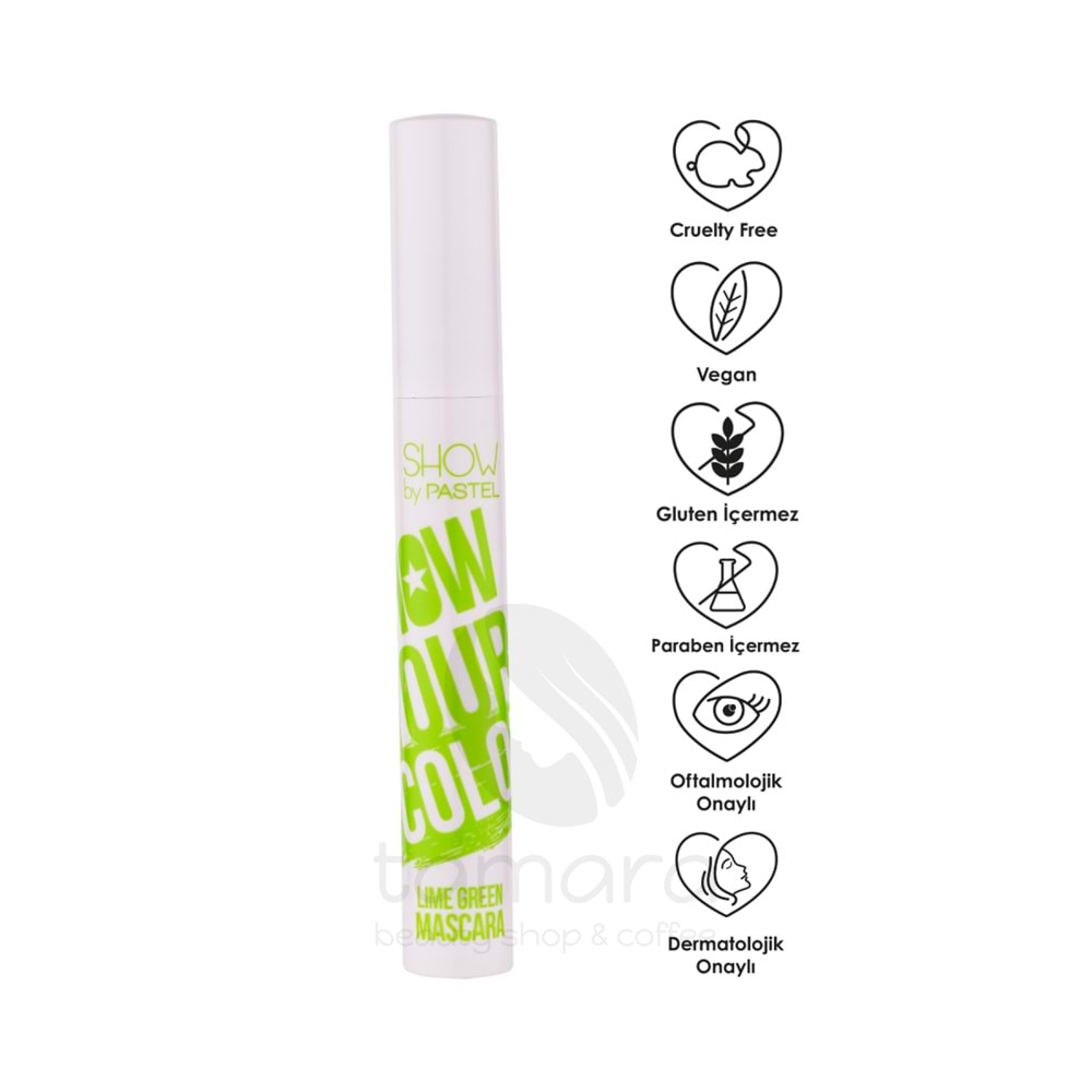 Show By Pastel Show Your Color Mascara - Maskara 12 Lime Green 10 ml