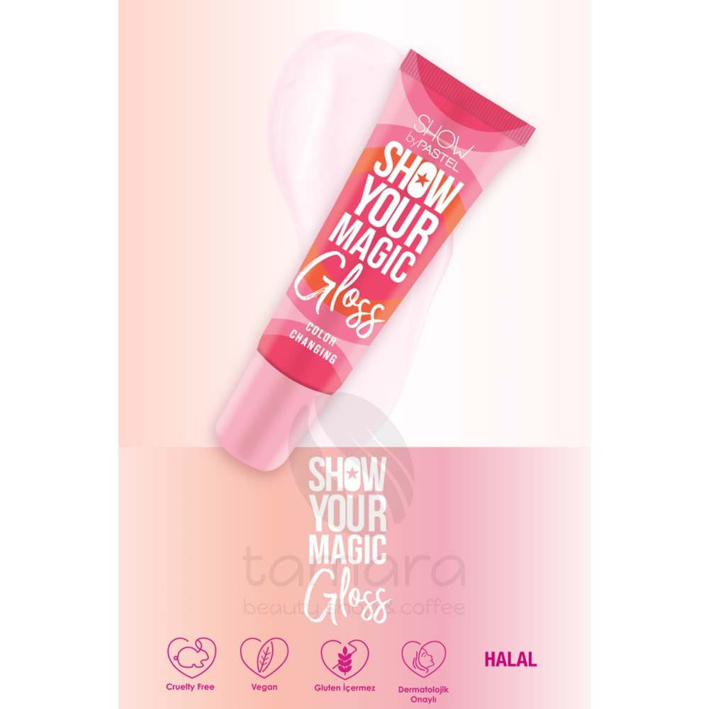 Show By Pastel Show Your Magic Gloss Color Changing - Renk Değiştiren Dudak Parlatıcısı 9 ml