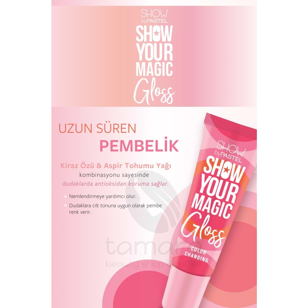 Show By Pastel Show Your Magic Gloss Color Changing - Renk Değiştiren Dudak Parlatıcısı 9 ml