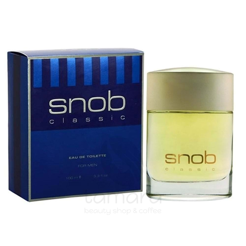 Snob Eau De Toilette Classic Edt Erkek Parfümü 100 ml