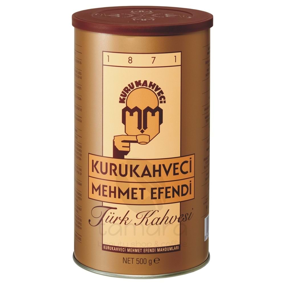 KuruKahveci Mehmet Efendi Türk Kahvesi Teneke 500 gr