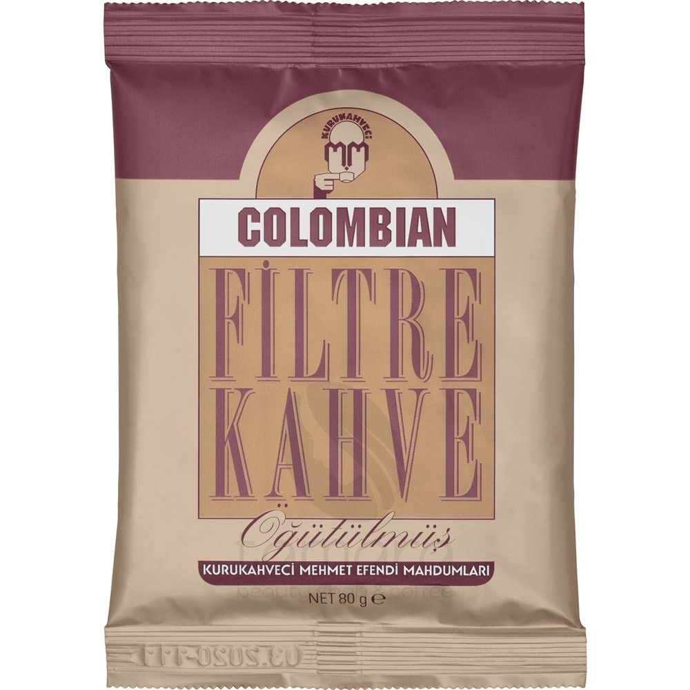 KuruKahveci Mehmet Efendi Colombian Filtre Kahve 80 gr