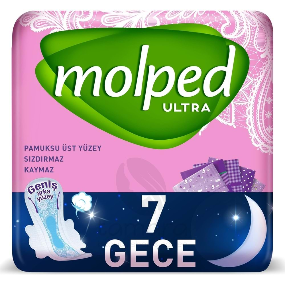 Molped Ultra Hijyenik Ped Gece 7 Adet