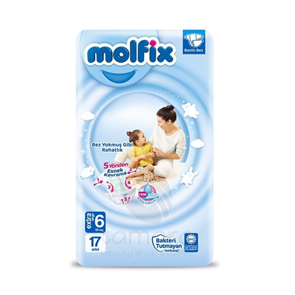 Molfix Bebek Bezi Extra Large +15 kg 17'li