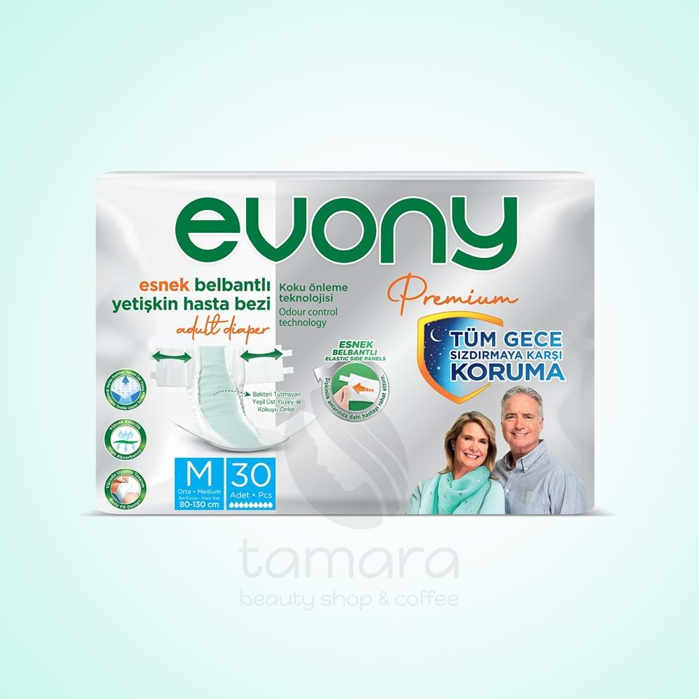 Evony Premium Yetişkin Bezi Medium 30 Adet