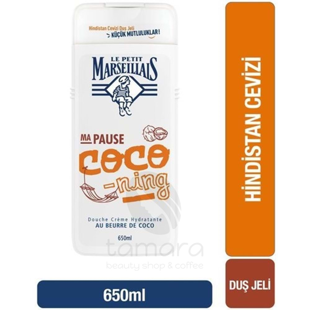 Le Petit Marseillais Bonheur Hindistan Cevizi Duş Jeli 650 ml