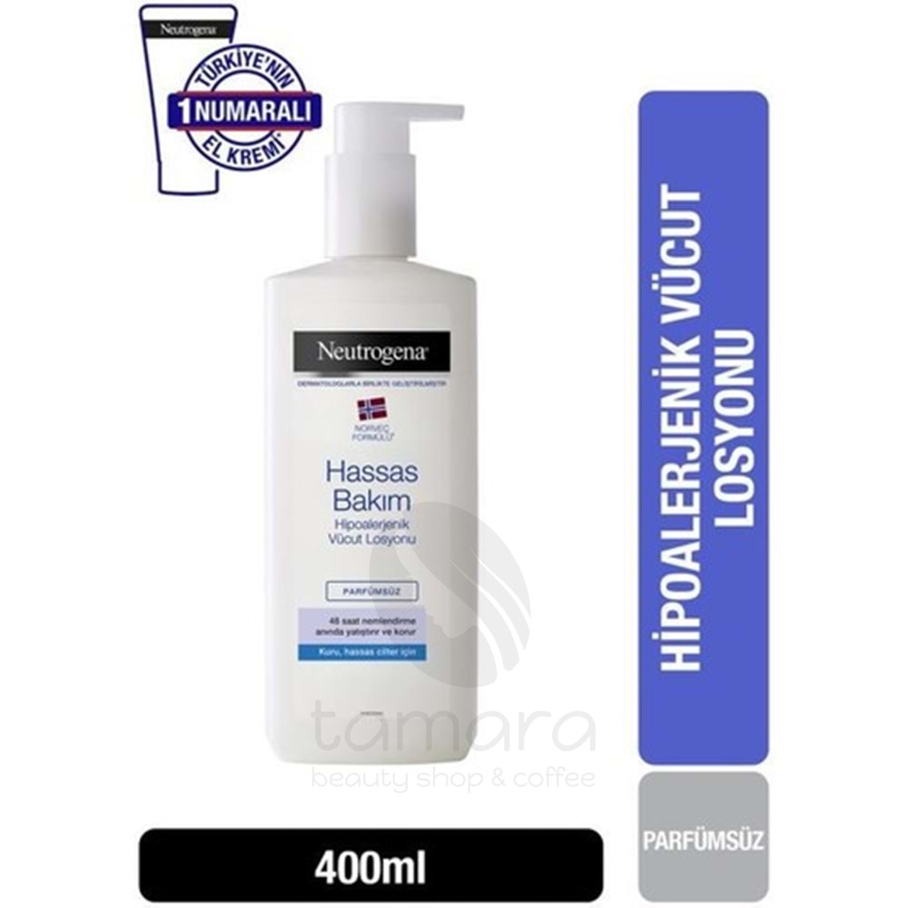 Neutrogena Losyon Parfümsüz Hassas Bakım 400 ml