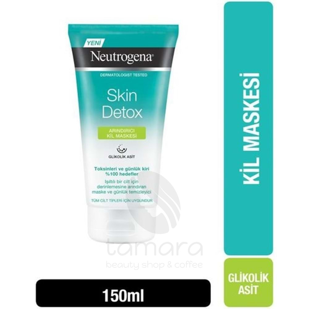 Neutrogena Skin Detox Arındırıcı Kil Maskesi 150 ml