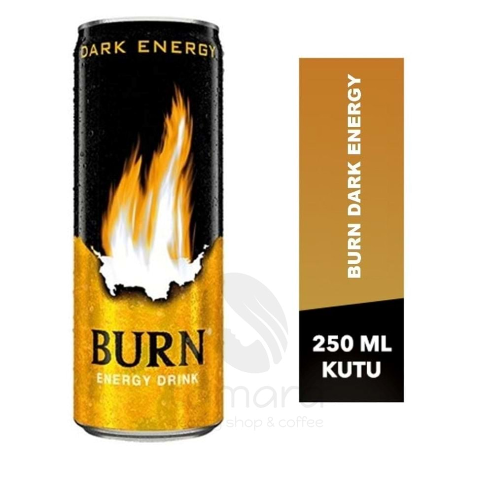 Burn Dark Enerji İçeceği Kutu 250ml