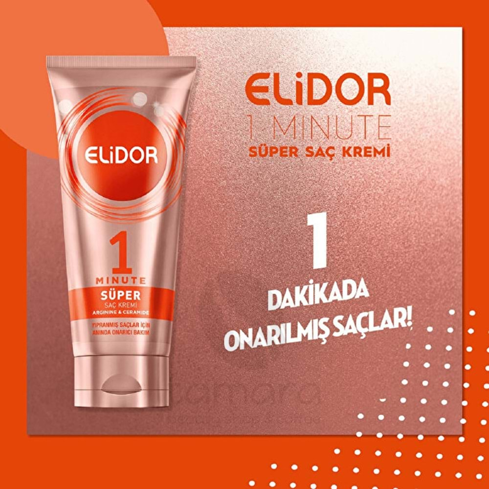 Elidor Saç Kremi Yıpranmış Saçlar 1M 170 ml