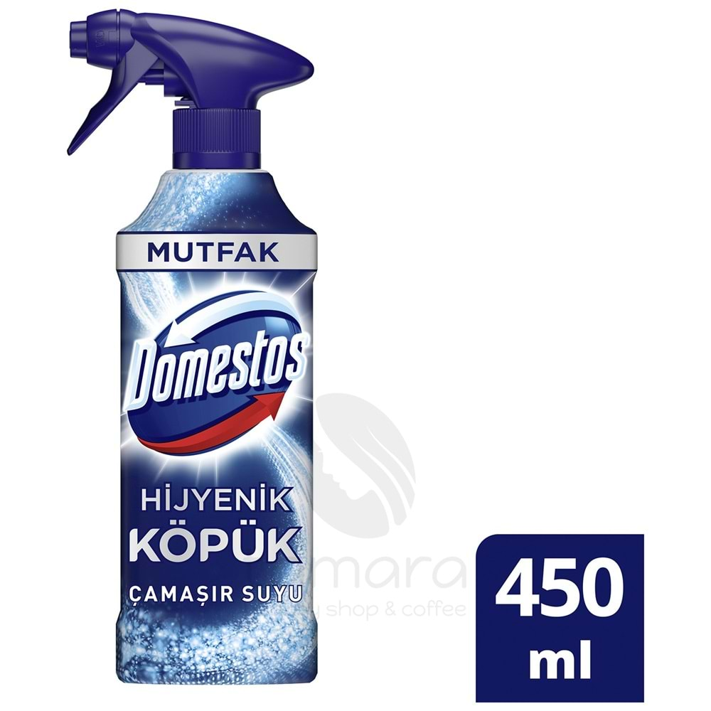 Domestos Hijyenik Köpük Çamaşır Suyu Sprey Mutfak Okyanus Ferahlığı 450 ML