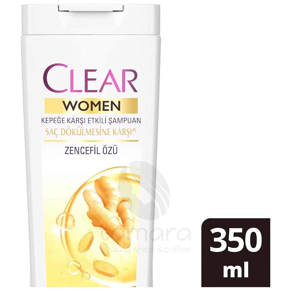 Clear Women Kepeğe Karşı Etkili Şampuan Zencefil Özü 350 ml