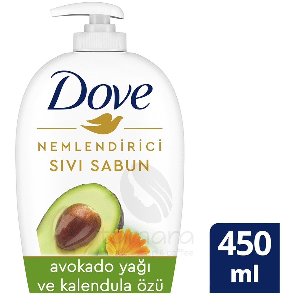 Dove Nemlendirici Sıvı Sabun Avokado Yağı Ve Kalendula Özü 450 ml