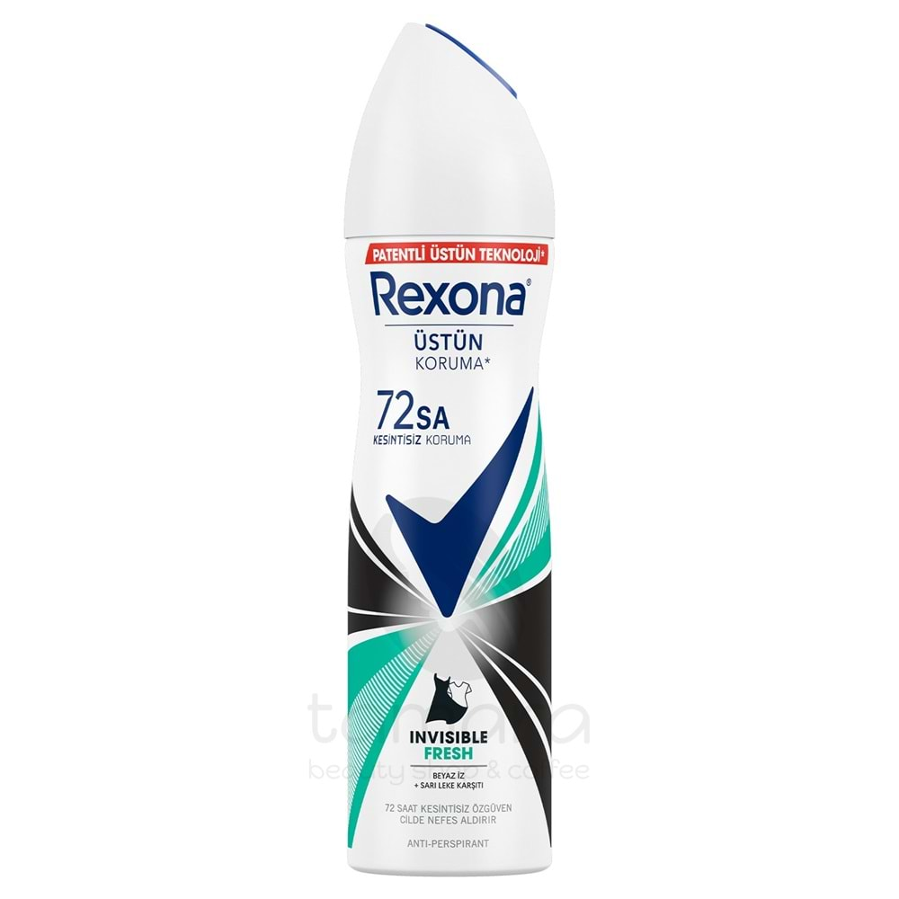 Rexona Kadın Sprey Deodorant Invisible Fresh Deep 150 ml