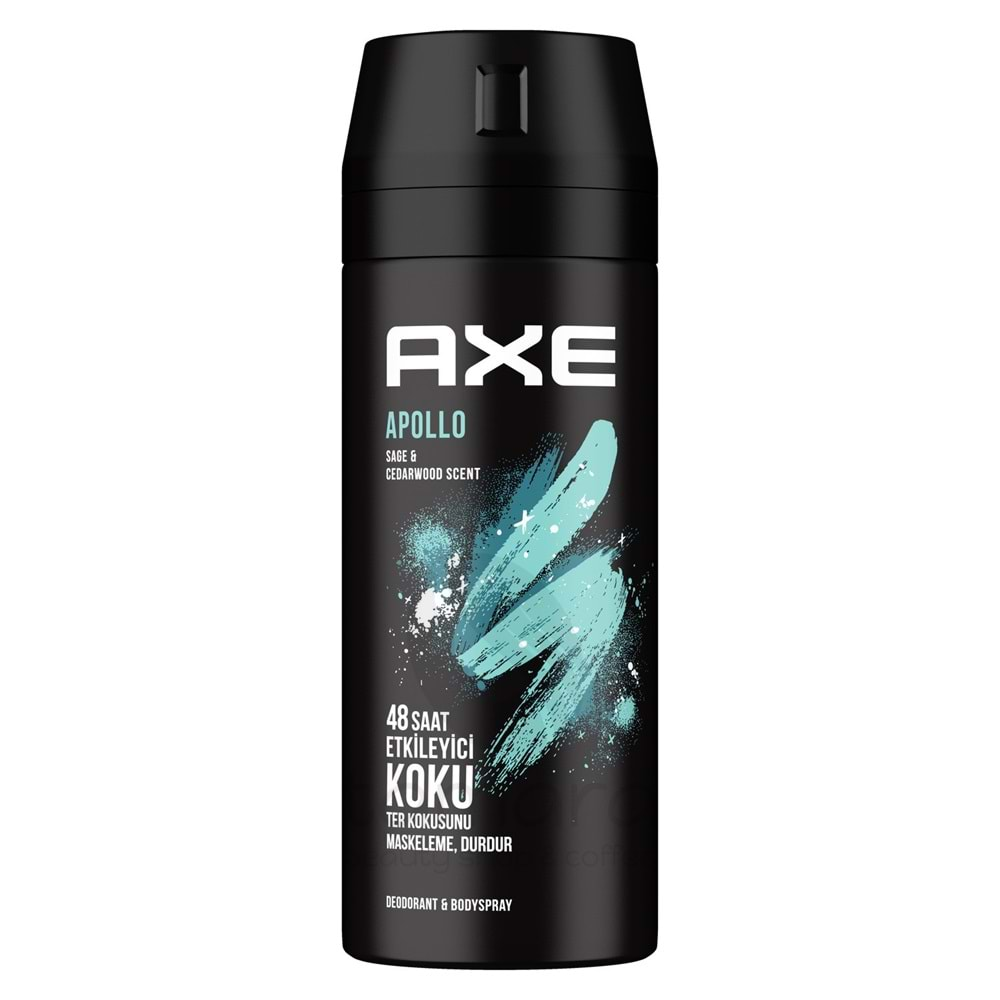 Axe Erkek Deodorant & Bodyspray Apollo 48 Saat Etkileyici Koku 150 ML