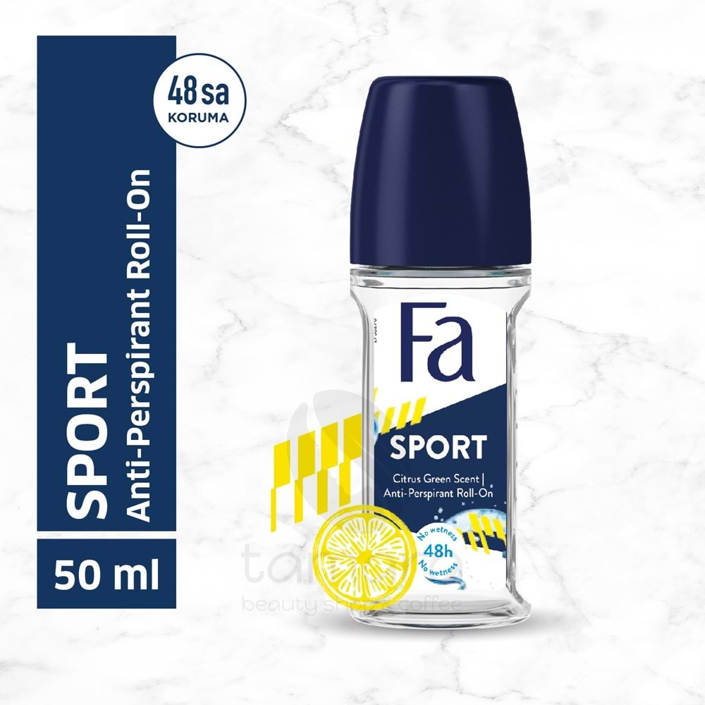 Fa Sport Erkek Roll-On 50 Ml Turunçgil Aromalı