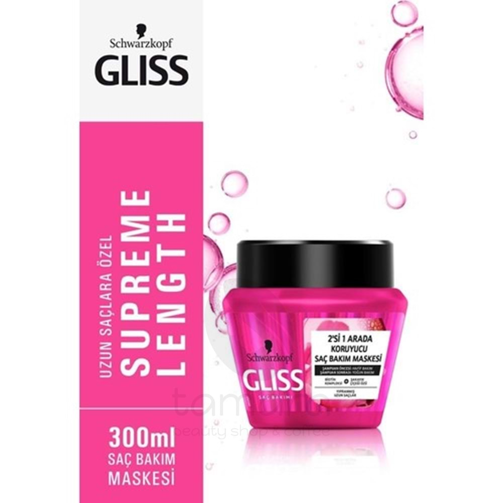 Gliss Supreme Length Saç Bakım Maskesi 300 ML