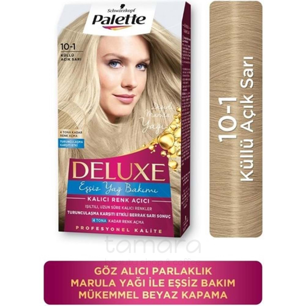 Palette Deluxe Yoğun Renkler 10-1 Küllü Açık Sarı Saç Boyası