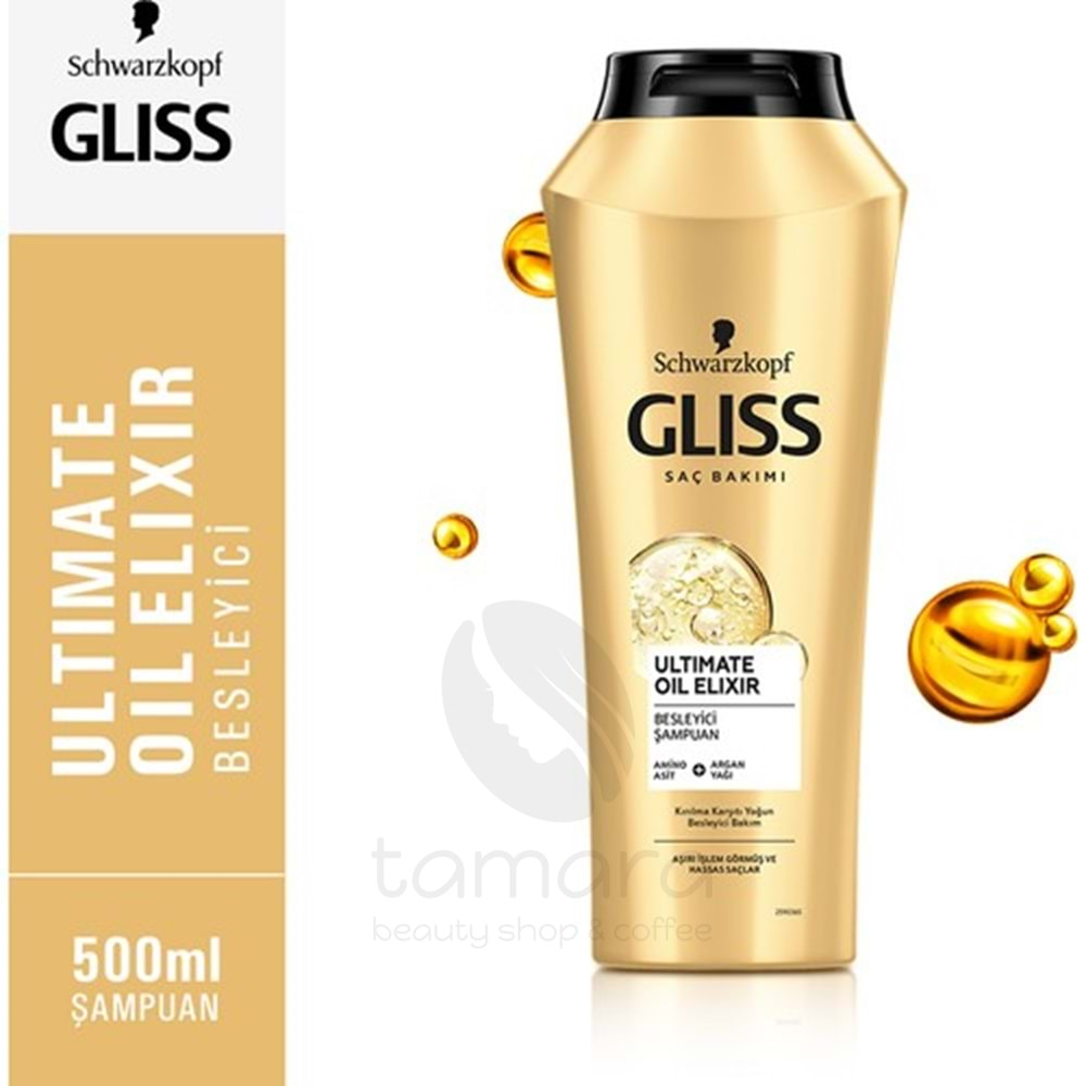 Gliss Ultimate Oil Elixir Saç Bakım Şampuanı 500 ML