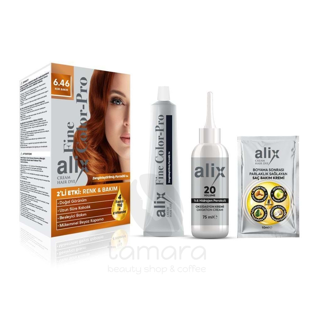 Alix Saç Boyası 6.46 Kor Bakır 50 ml