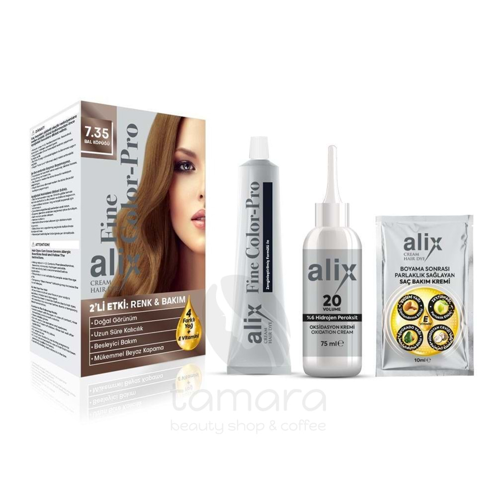 Alix Saç Boyası 7.35 Bal Köpüğü 50 ml