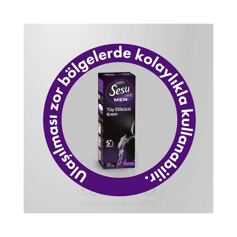 Sesu Tüy Dökücü Krem For Men 100 ml