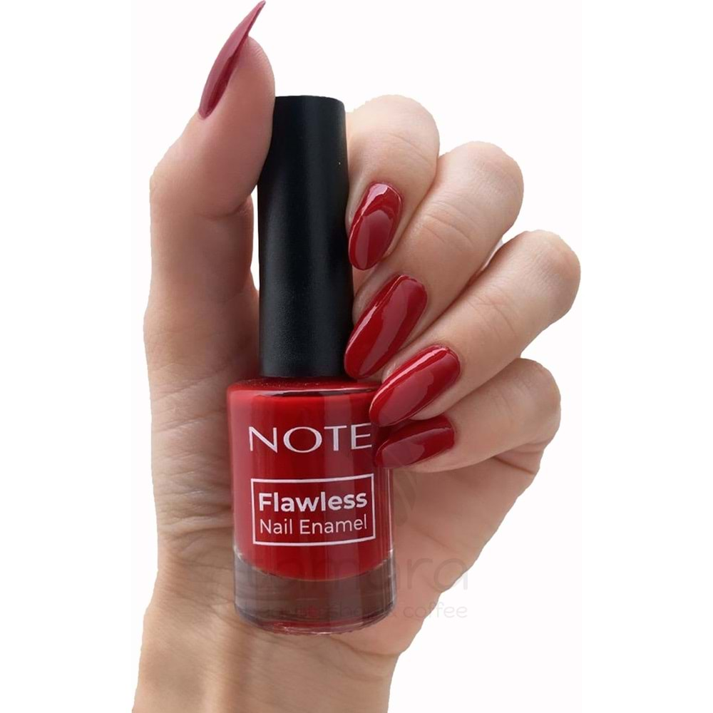 Note Nail Flawless Oje 09 Canlı Kırmızı