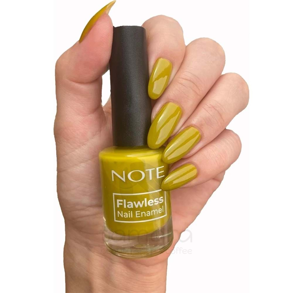 Note Nail Flawless Oje 109 Koyu Sarı