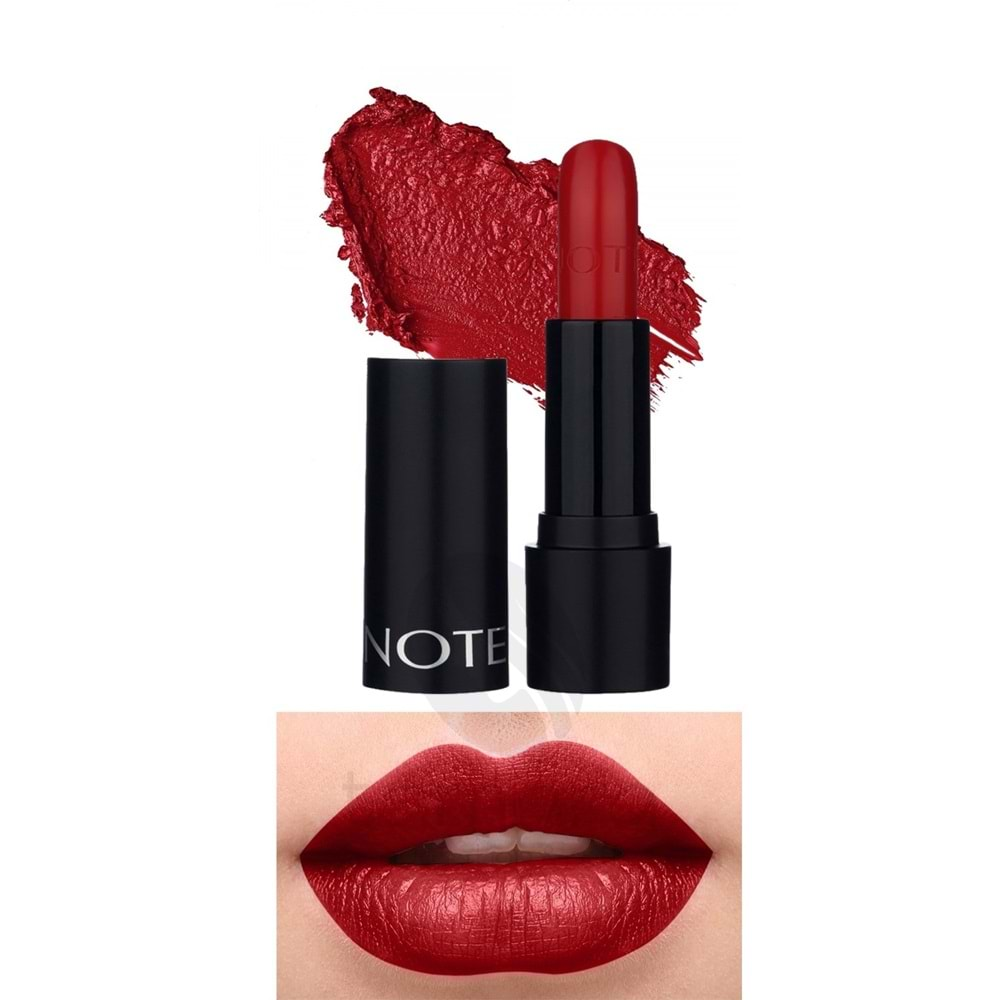 Note Deep Impact Lipstick 13 Impressive Red Ruj