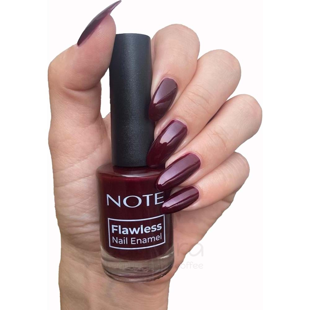 Note Nail Flawless Oje 103 Kahve Bordo