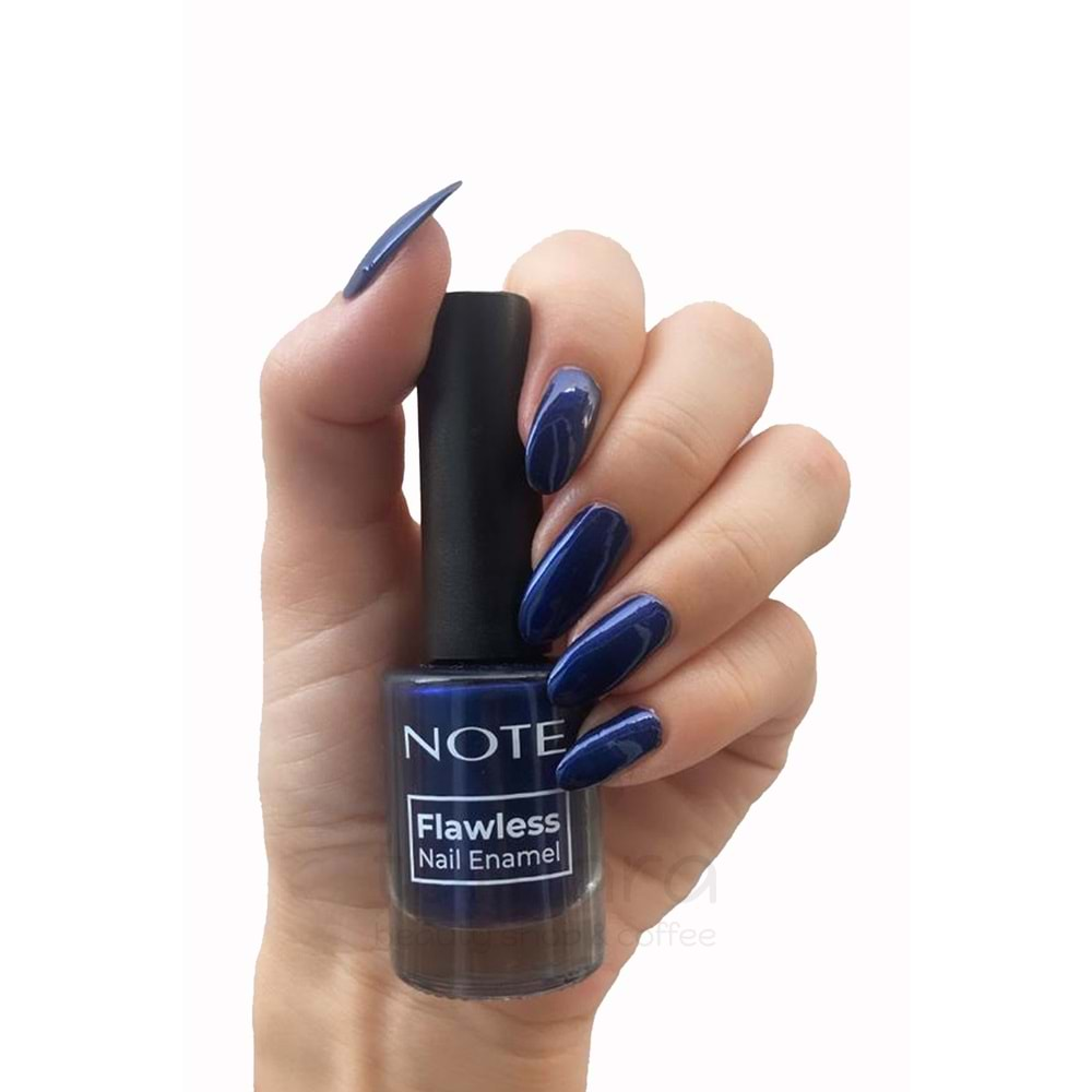 Note Nail Flawless Oje 118 Sedefli Mavi