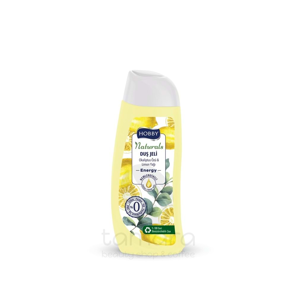 Hobby Okaliptus Özü ve Limon Yağı Duş Jeli 500ml