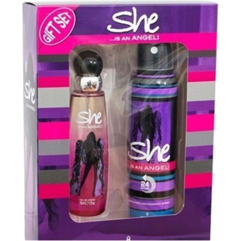 She Is An Angel Edt 50 Ml Kadın Parfüm + 150 Ml Deodorant