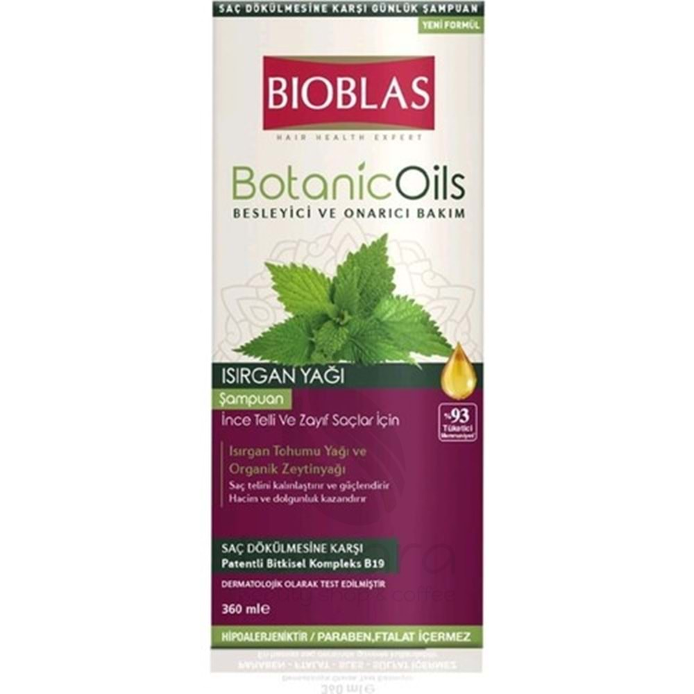 Bioblas Şampuan Botanic Oils 360 ml Isırgan Yağı