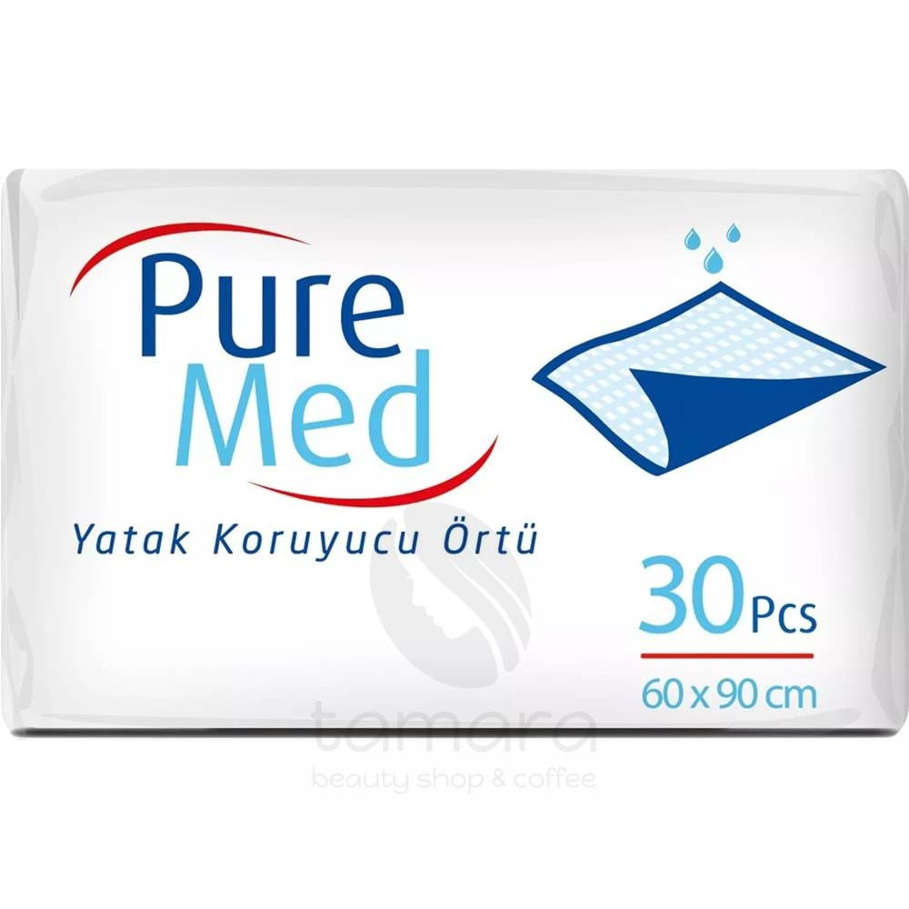 Puremed Hasta Yatak Koruyucu 60*90Cm 30 Adet Tekli Pk