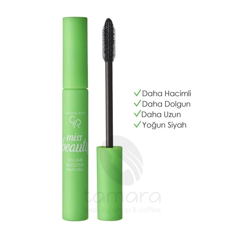 Golden Rose Miss Beauty Volume Booster Mascara-Black-Hacim Veren Maskara