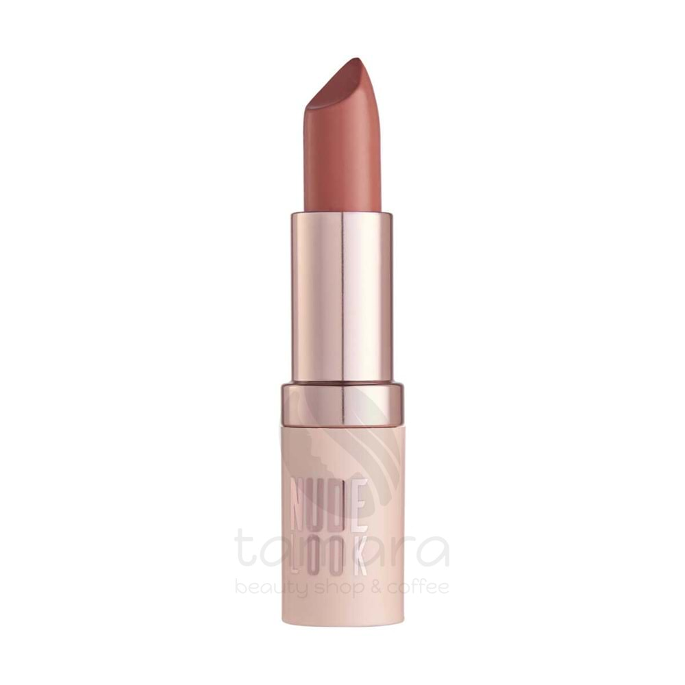 Golden Rose Nude Look Perfect Matte Lipstick-02 Peachy Nude-Mat Ruj