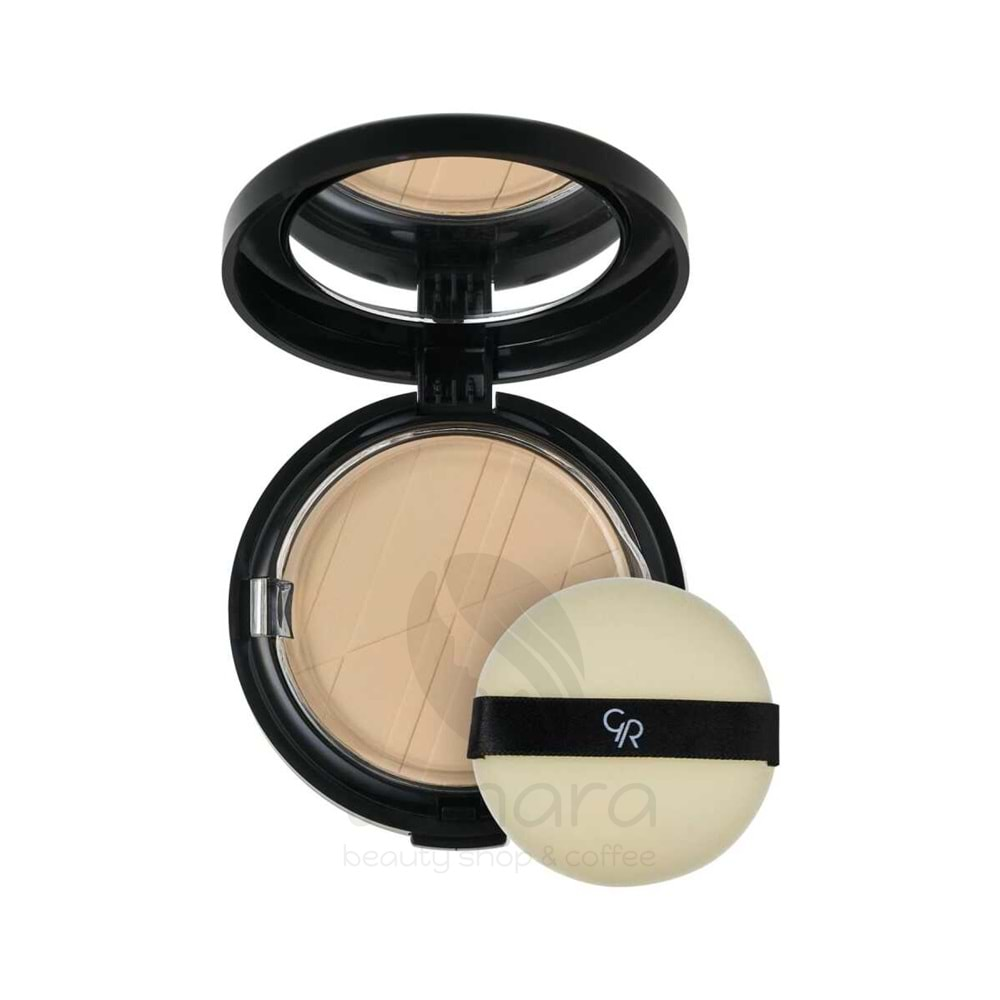 Golden Rose Longstay Matte Face Powder-04 Warm Beige-Mat Pudra