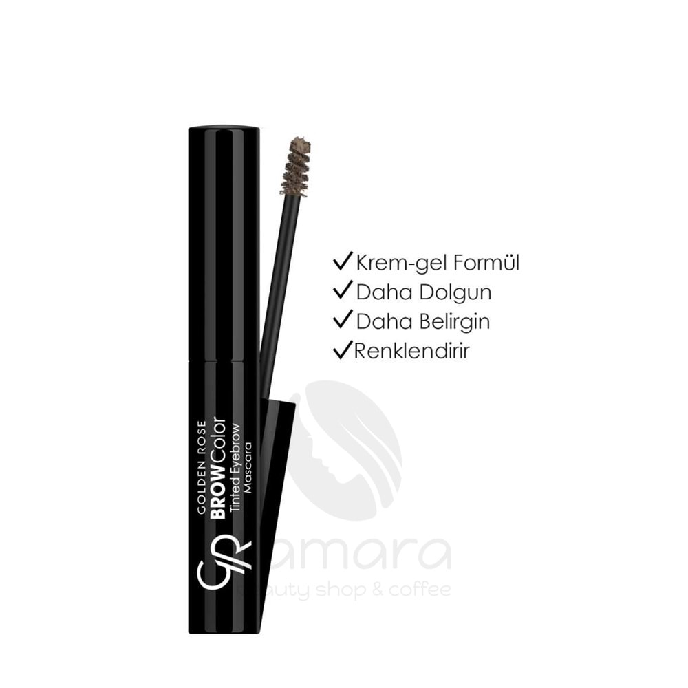 Golden Rose Brow Color Tinted Eyebrow Mascara-01-Kaş Maskarası