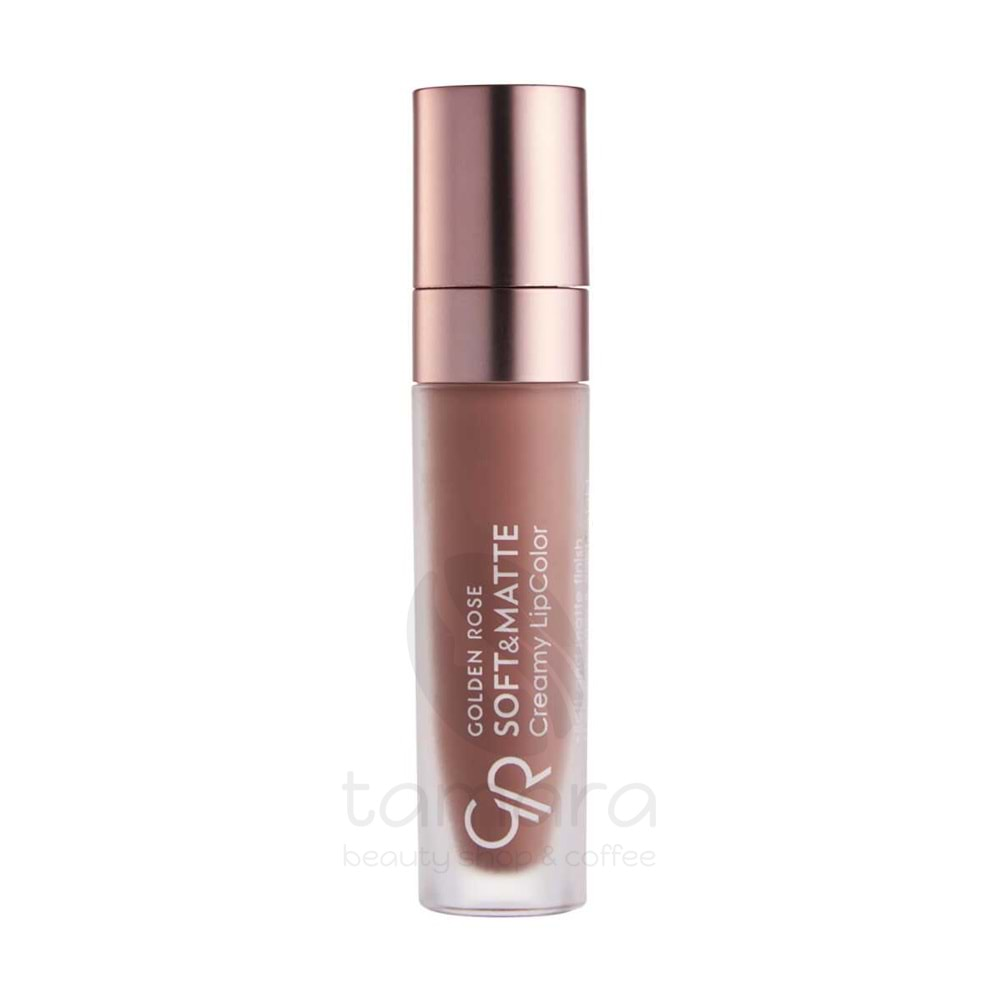 Golden Rose Soft&Matte Creamy Lipcolor 102 Rosy Brown Likit Mat Ruj