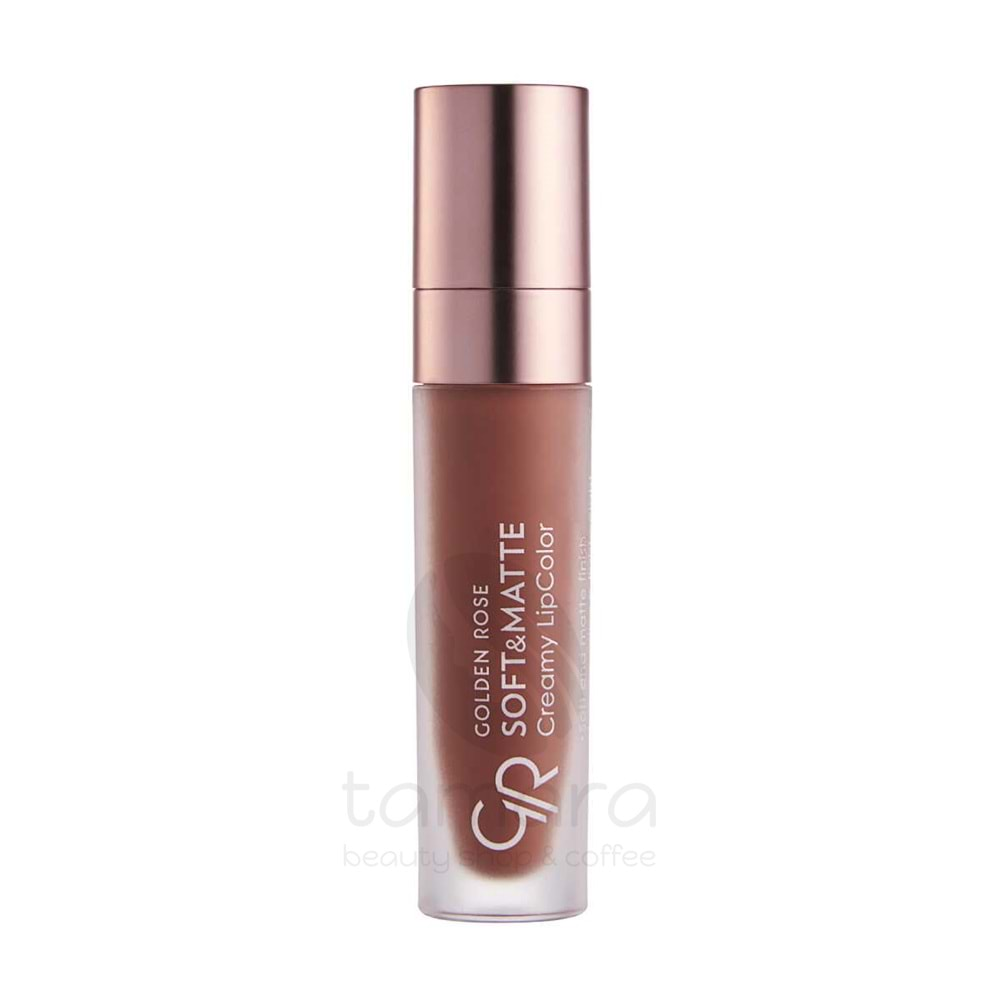 Golden Rose Soft&Matte Creamy Lipcolor-118 Caramel-Likit Mat Ruj