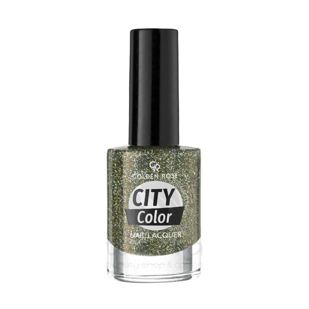 Golden Rose City Color Nail Lacquer Glittering Shades Oje 104