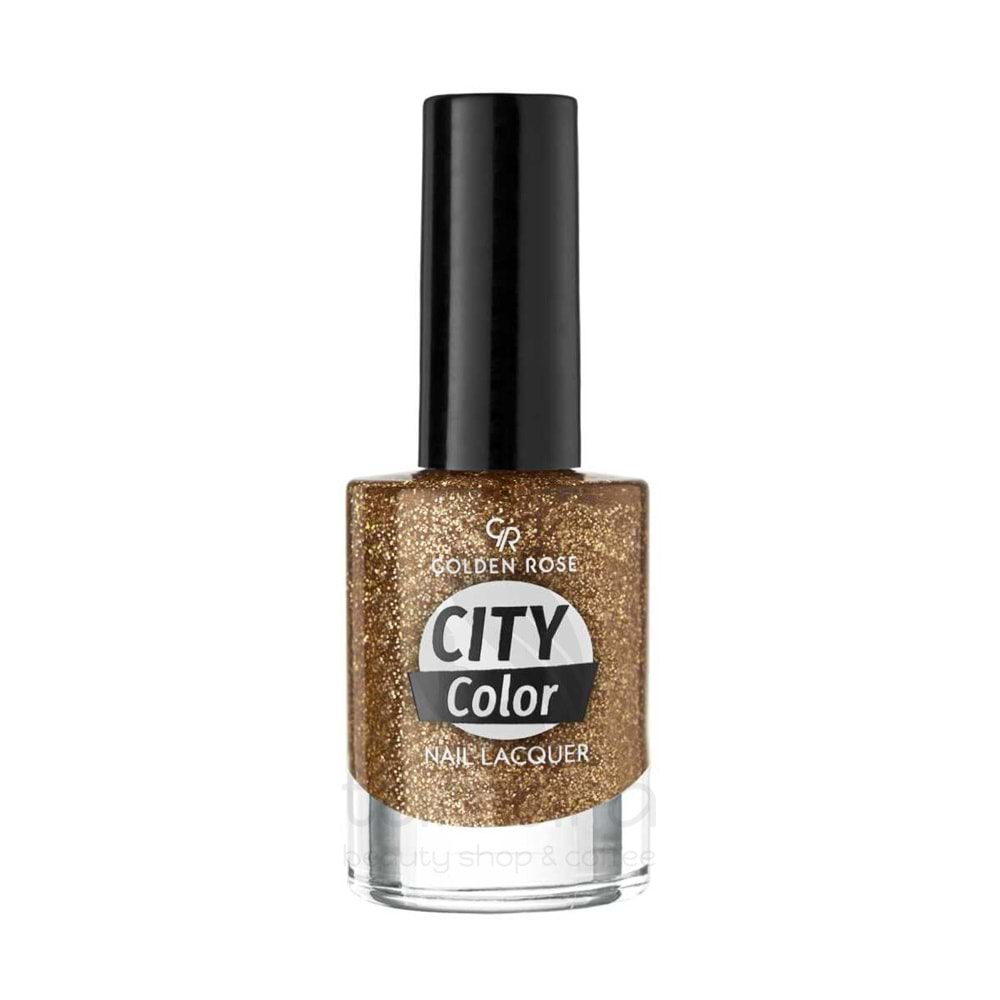 Golden Rose City Color Nail Lacquer Glittering Shades Oje 107