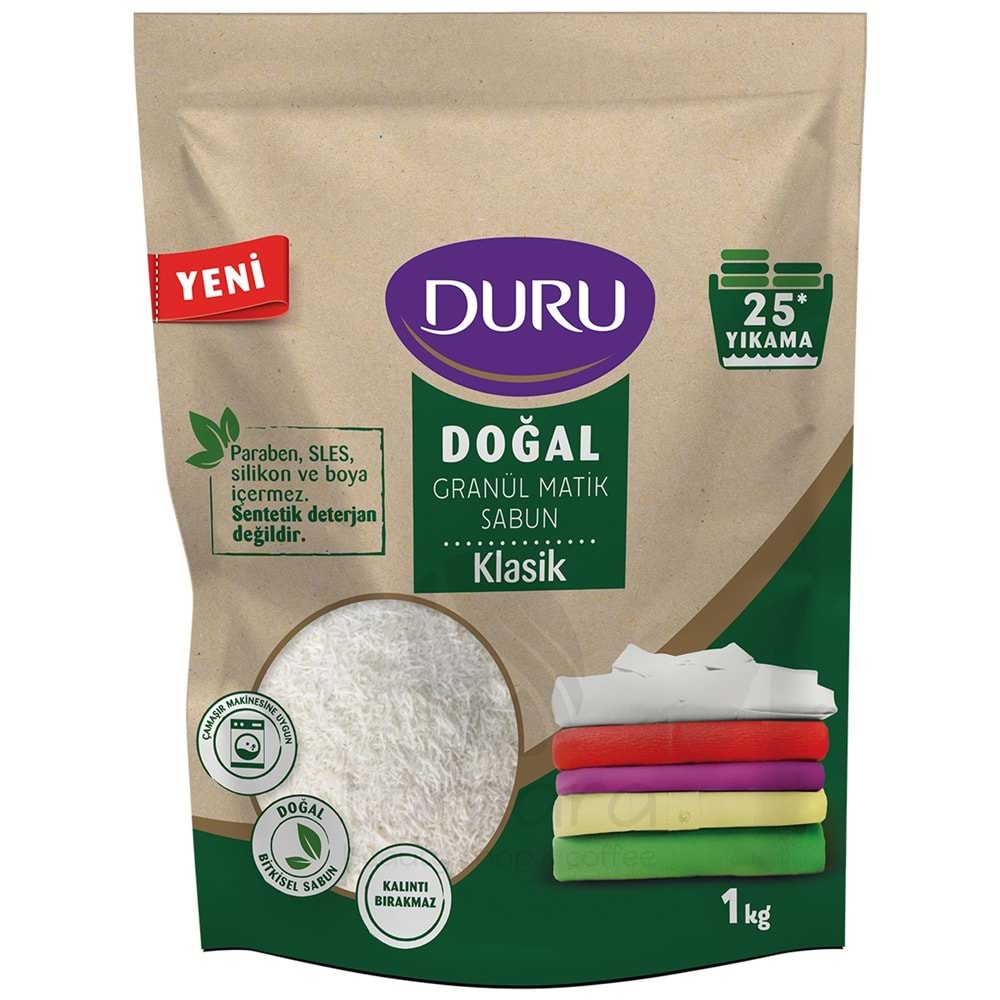 Duru Doğal Granül Matik Sabun Klasik 1 kg 25 Yıkama